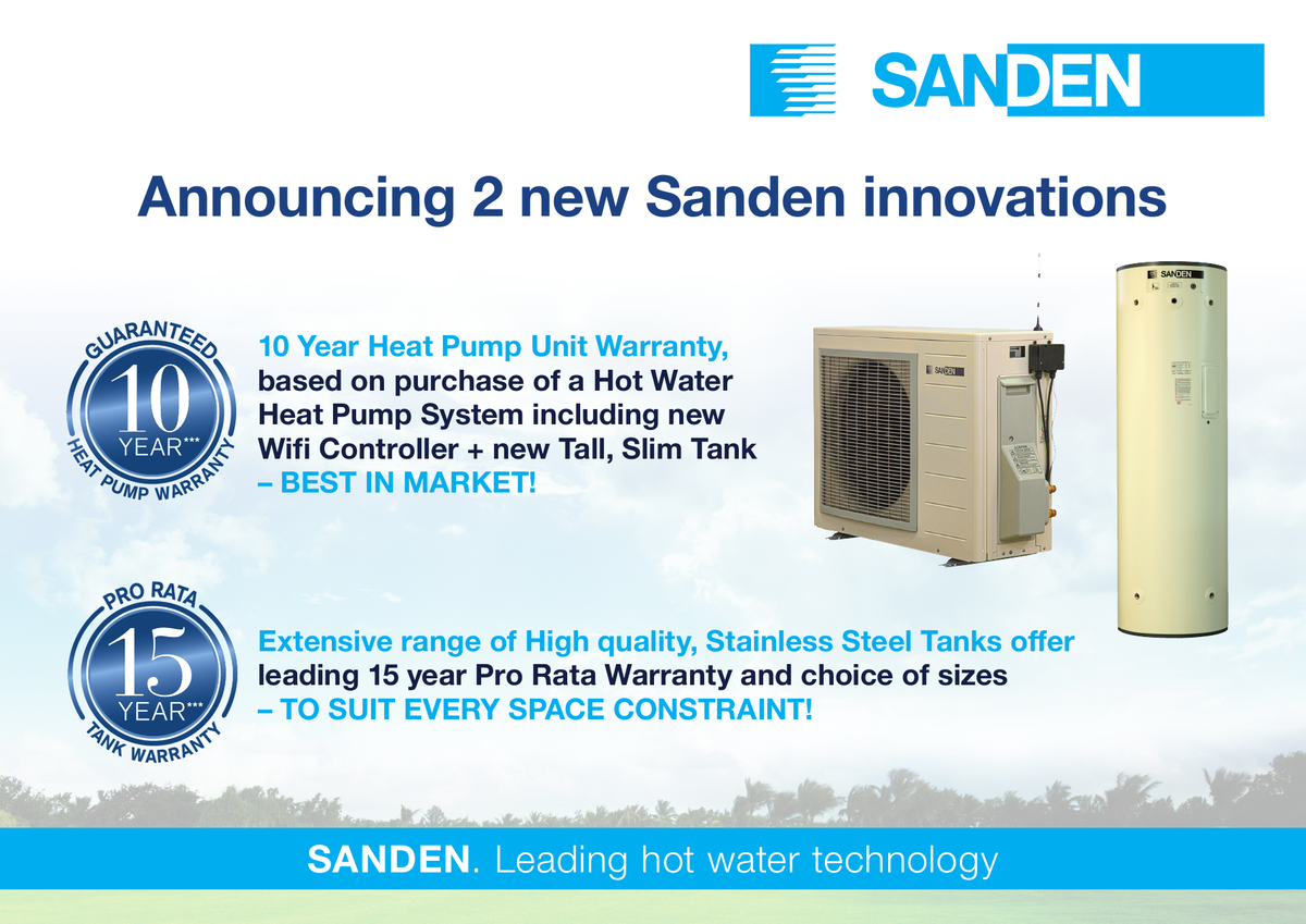 Announcing 2 new Sanden innovations